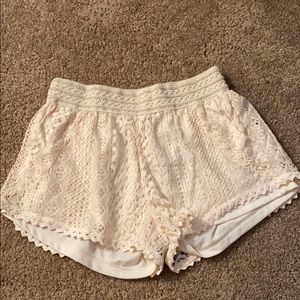 Lace shorts
